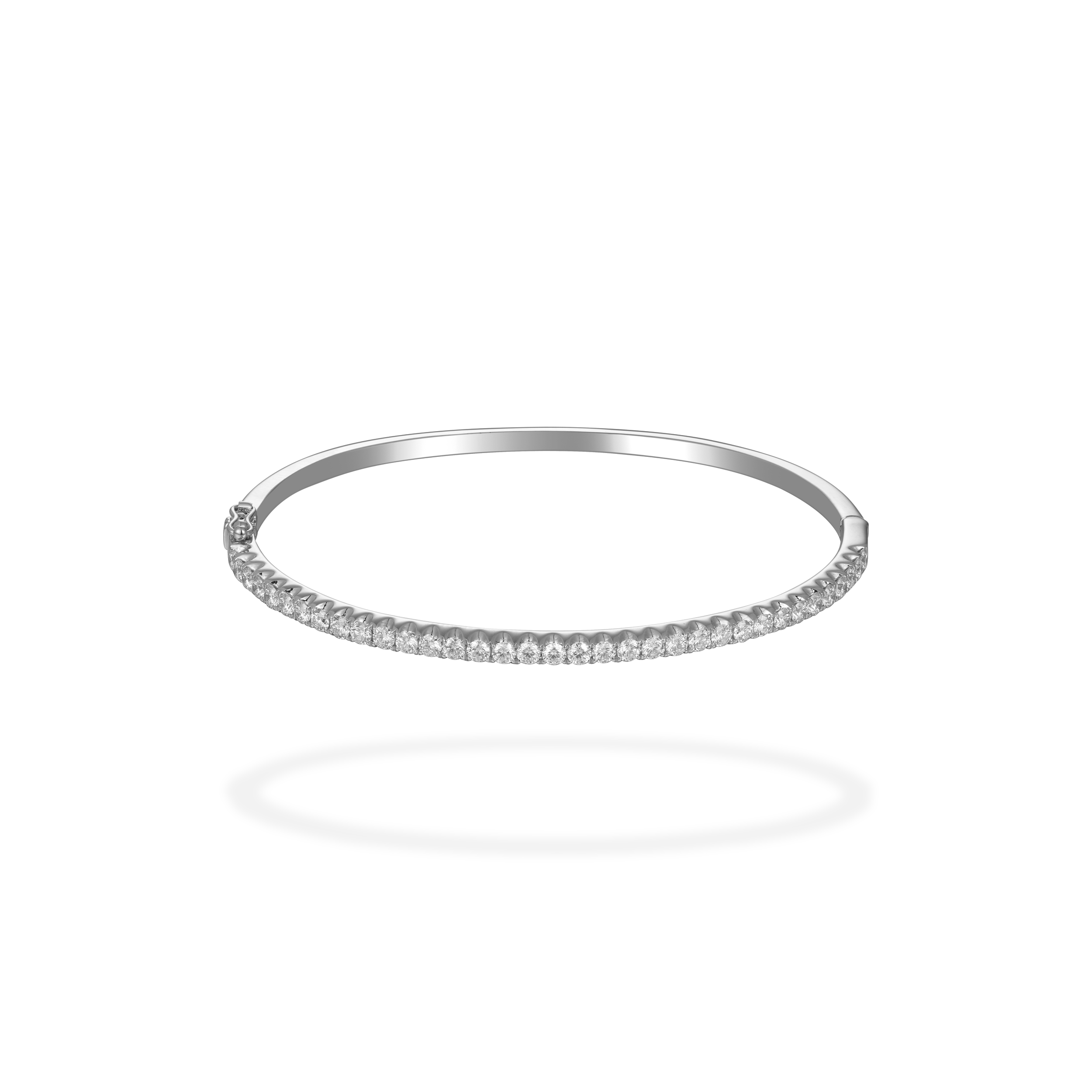 Classic diamond bangle