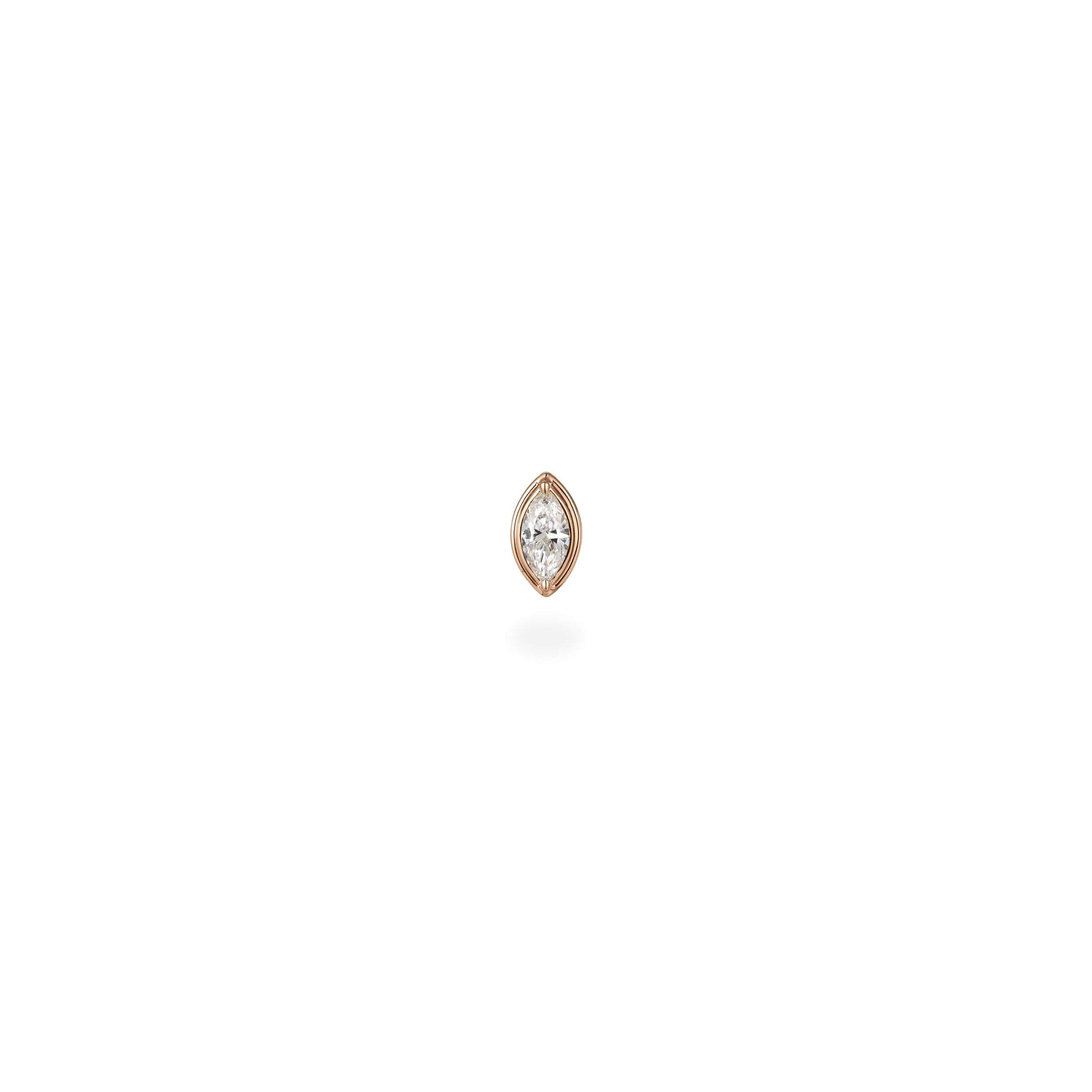 Honey bezel marquise diamond pendant